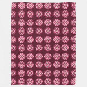 Cobertor De Velo Mandala 3 Fleece Blanket
