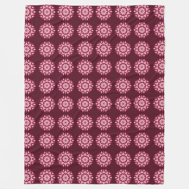 Cobertor De Velo Mandala 3 Fleece Blanket (Frente)