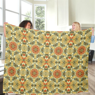 Cobertor De Velo Mandala 7 Fleece Blanket