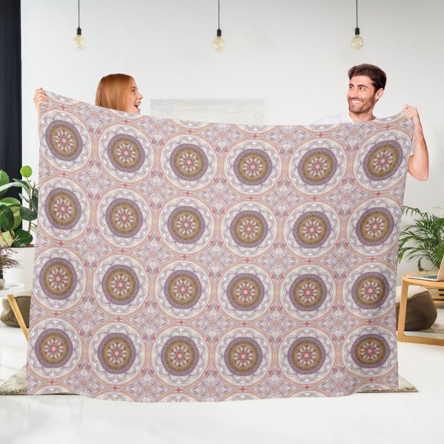 Cobertor De Velo Mandala 9 Fleece Blanket (Criador carregado)