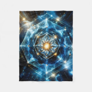 Cobertor De Velo Mandala Estrela Universo Geometria Cósmica Abstrat