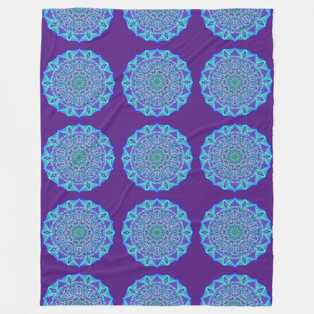 Cobertor De Velo Mandala marinha (Frente)