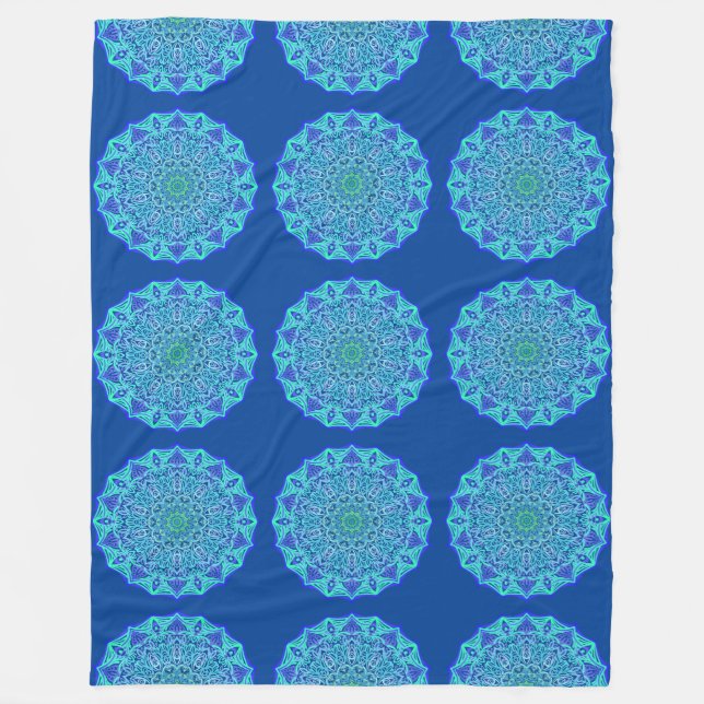 Cobertor De Velo Mandala marinha (Frente)