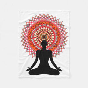 Cobertor De Velo Mandala Marroquino de Yoga Design Sentado, present