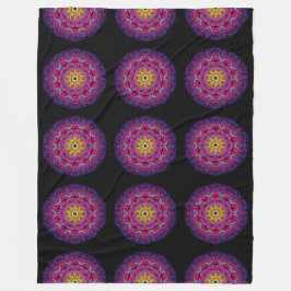 Cobertor De Velo Mandala roxa