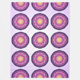 Cobertor De Velo Mandala roxa