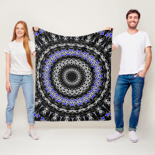Cobertor De Velo Mandala Tribal Celta (Azul)