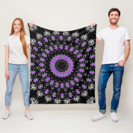 Cobertor De Velo Mandala Tribal Celta (Roxo)
