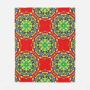 Cobertor De Velo Mandala Tribal: Ilustração Sem Fios Vintage