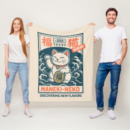 Cobertor De Velo Maneki-Neko
