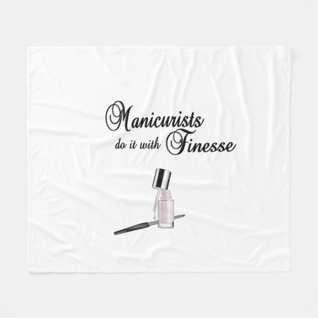 Cobertor De Velo Manicuristas Fazem Isso Com Finesse (Frente (Horizontal))