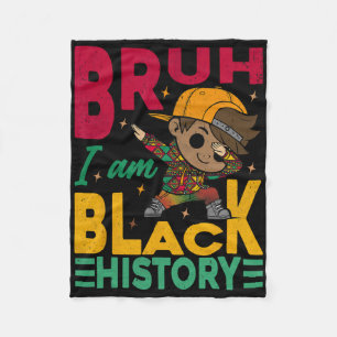 Cobertor De Velo Mano Eu Sou Mês da História Negra Meninos Africano
