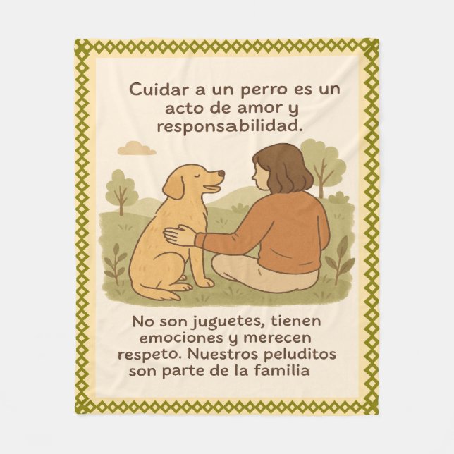 Cobertor De Velo MantaPeluditos (Frente)