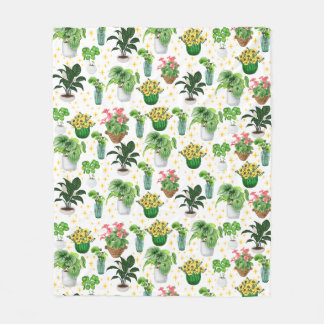 Cobertor De Velo Mantas de Plantas em Vasos Caprichosas