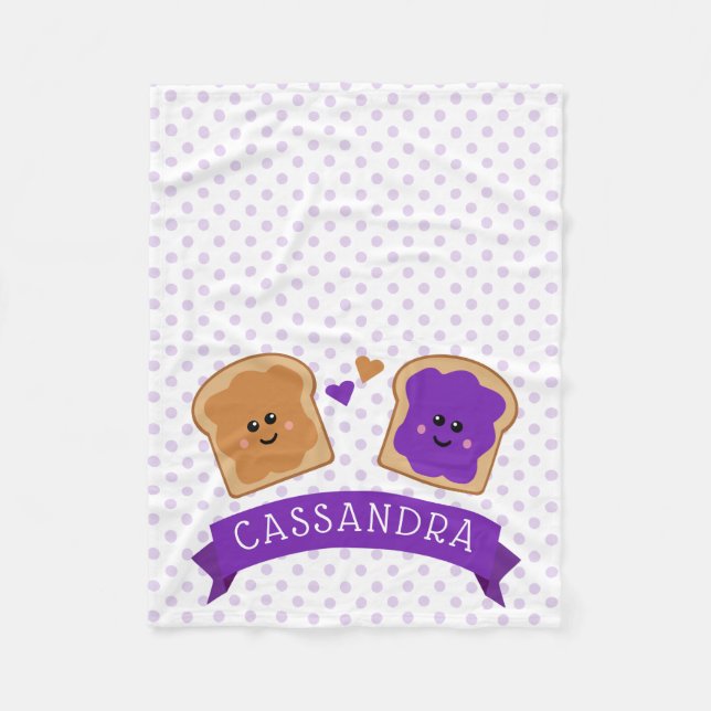 Cobertor De Velo Manteiga de amendoim e gelatina (Frente)