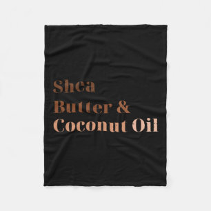 Cobertor De Velo Manteiga De Xá E Óleo De Coco História Preta Mês