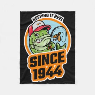Cobertor De Velo Mantendo o Reel Desde 1944 Pescador Pescadora B