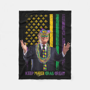 Cobertor De Velo Mantenha o Mardi Gras Ótimo Carna Trump Mardi Gras