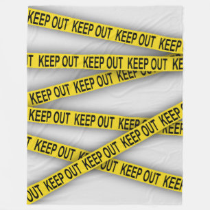 Cobertor De Velo Mantenha-se afastado não atravesse a fita da políc