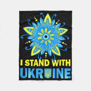 Cobertor De Velo Mantenha-Se Com A Ucrânia A Bandeira Anti-Putin No