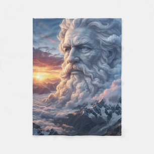 Cobertor De Velo Manto de Fleece Céu Celestial Majestoso Deus Grego
