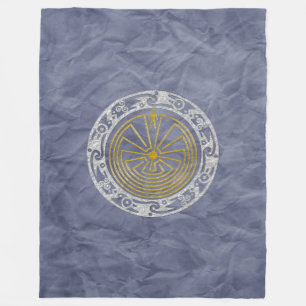 Cobertor De Velo MANUAL NO ornamento MAZE + seu fundo