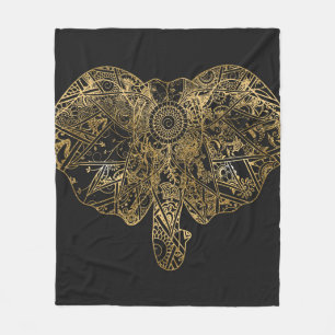 Cobertor De Velo Mão de Elefante Bonita desenhada Henna floral