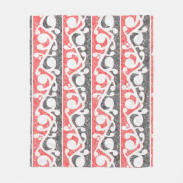 Cobertor De Velo Maori Kowhaiwhai Marbled Pattern