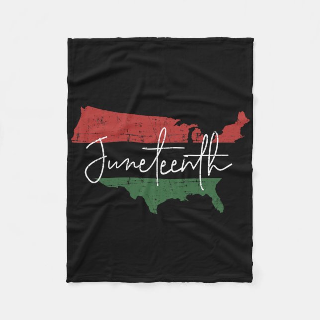 Cobertor De Velo Mapa Americano com Bandeira Pan-Africana para 11 d (Frente)