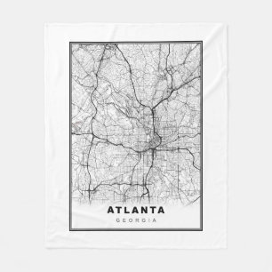 Cobertor De Velo Mapa Atlanta