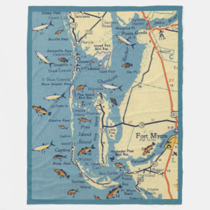 Cobertor De Velo Mapa de Ft. Myers
