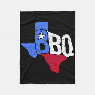 Cobertor De Velo Mapa De Sinalizador E Byrbecue Do Estado Do Texas