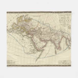 Cobertor De Velo Mapa do atlas de Paris