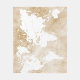 Cobertor De Velo mapa mundial de design 82