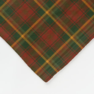 Cobertor De Velo Maple Nacional Canadiano Leaf Tartan