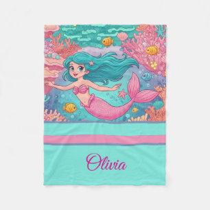 Cobertor De Velo Maquete de Sereia Mágica