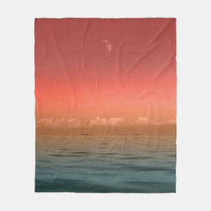 Cobertor De Velo Mar, Terra E Céu Paisagem maravilhosa