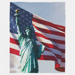 Cobertor De Velo Marca Americana Lady Liberty