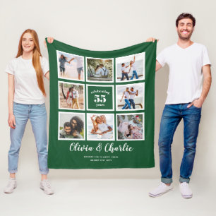Cobertor De Velo Marca Personalizada FOTO do Aniversário de Casamen
