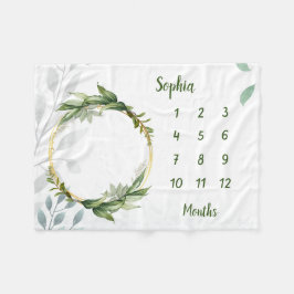 Cobertor De Velo Marco de Bebê Personalizado