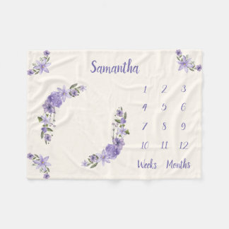 Cobertor De Velo Marco de Bebê Personalizado