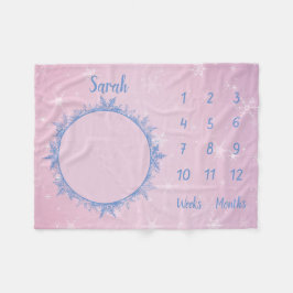 Cobertor De Velo Marco de Bebê Personalizado