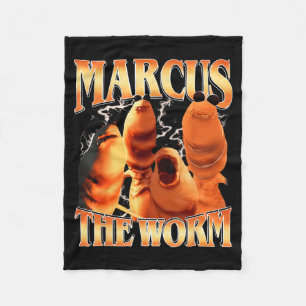 Cobertor De Velo Marcus The Worm Bootleg Para Homens Mulheres Fã de