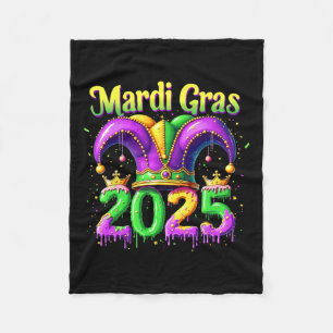 Cobertor De Velo Mardi Gras 2025 Papelada Para Homens 1