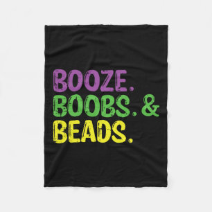 Cobertor De Velo Mardi Gras Booze Miçangas Engraçadas Fat Terça Car