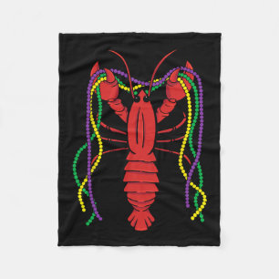Cobertor De Velo Mardi Gras Crawfish Costume Carnaval Crayfish Cele