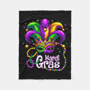 Cobertor De Velo Mardi Gras Shirts Para Mulheres Crianças Miçangas 