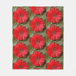 Cobertor De Velo Margarida Laranja Floral Botânica