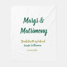 Cobertor De Velo Margs and matrimony add name date bachelorette par