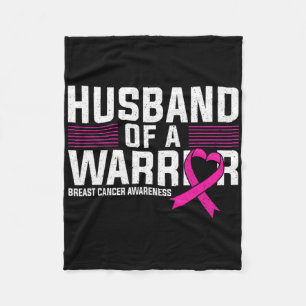 Cobertor De Velo Marido De Um Guerreiro Cancer De Fita Rosa Awa